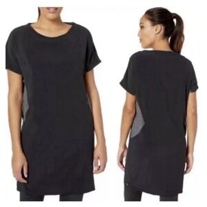 Smartwool Womens Genius Shirt Dress Merino Wool Mini Size M Outdoor Trail Hiking